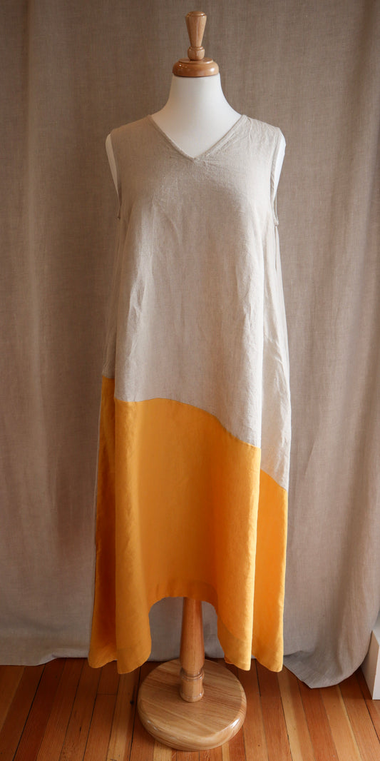 Natural & Sunflower Dress