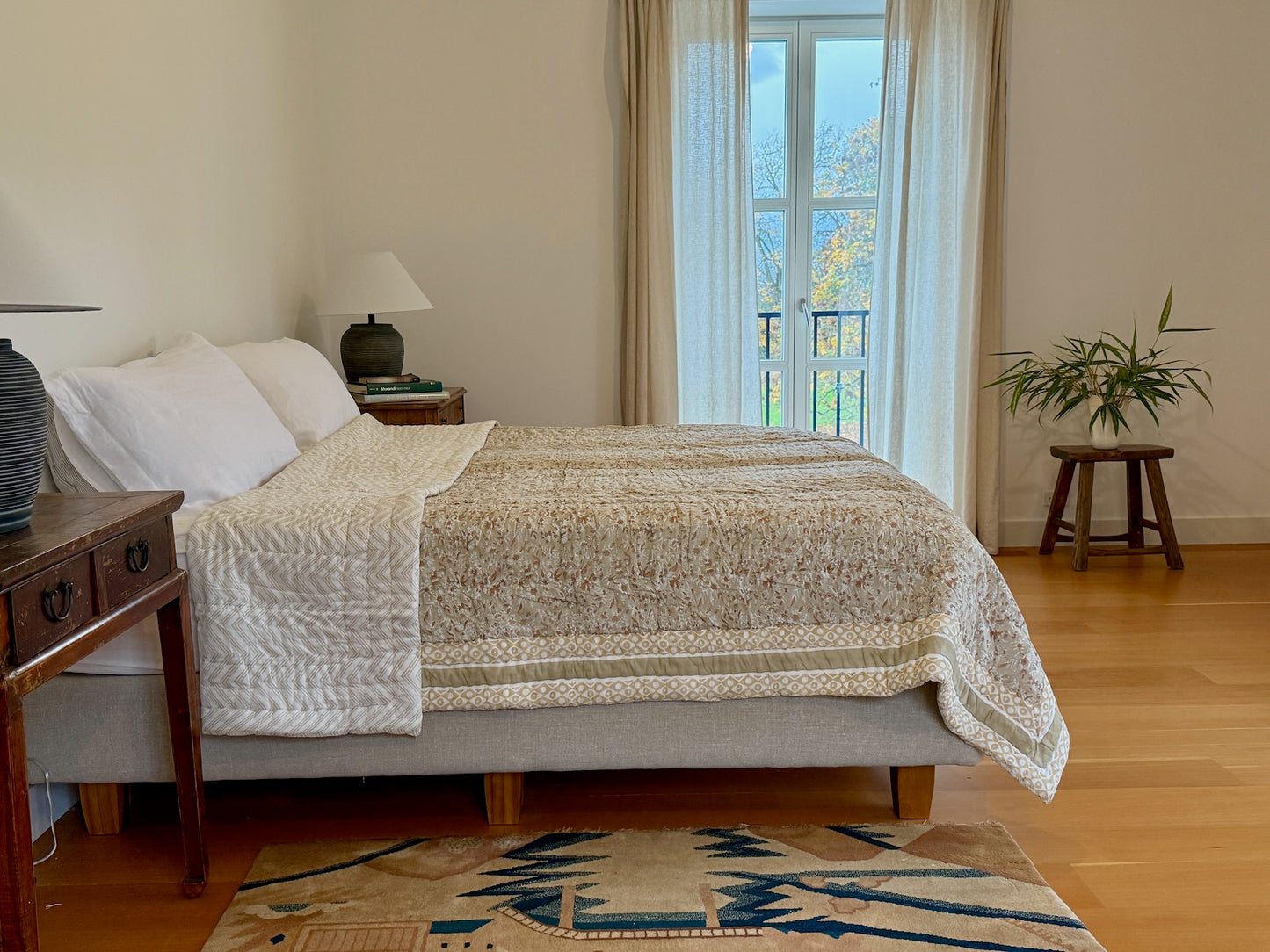 Block print Cotton Quilt