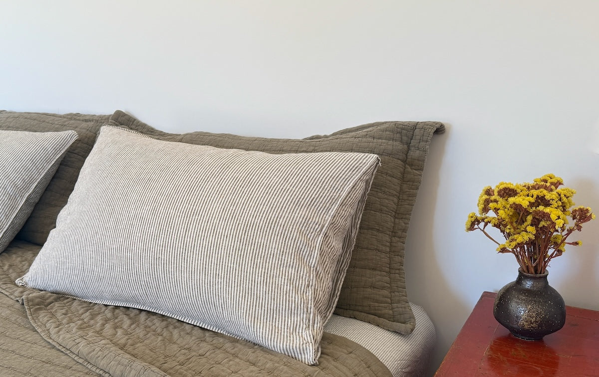 Stonewashed Cotton Shams