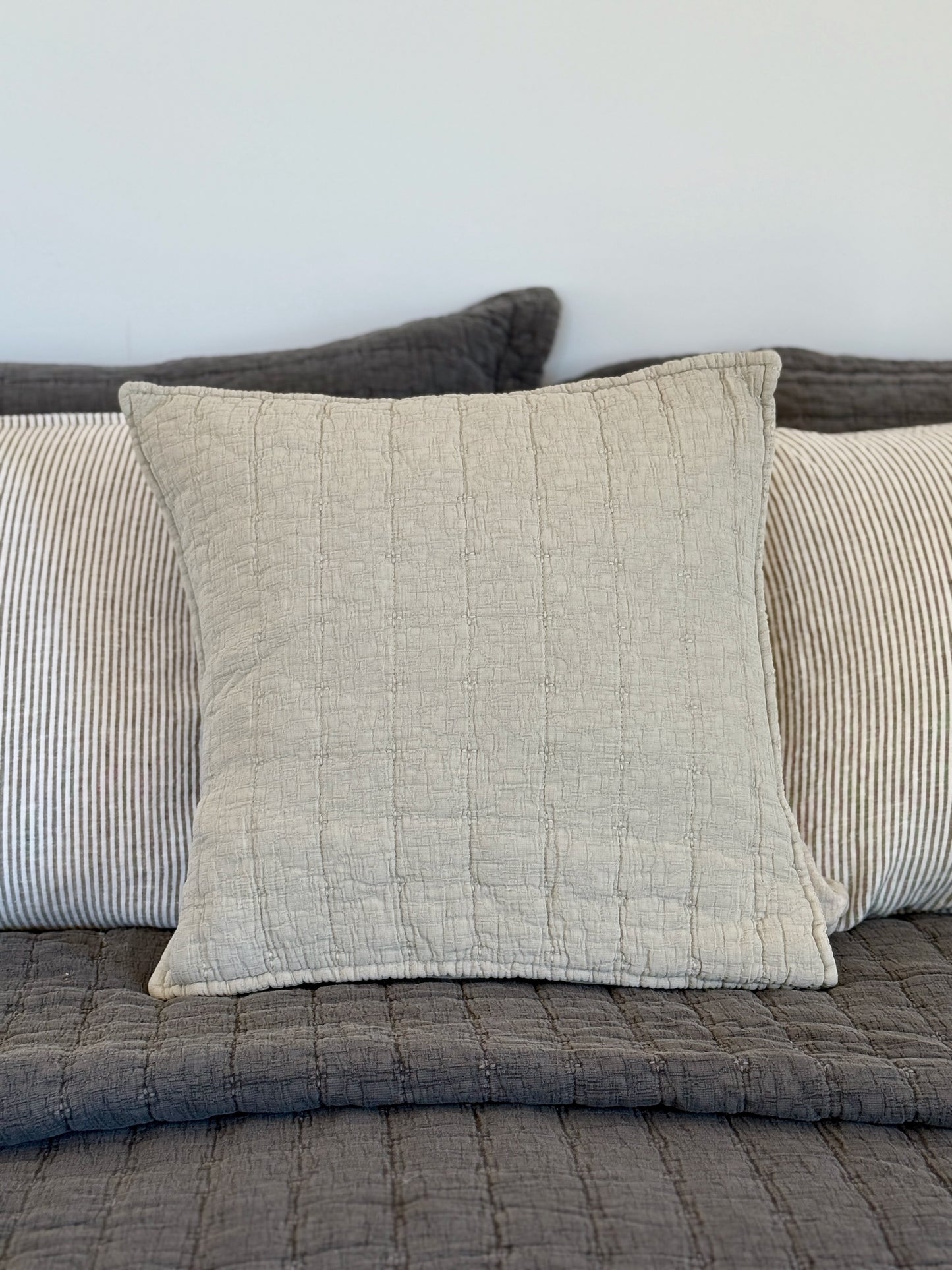 Stonewashed Cotton Cushion Covers