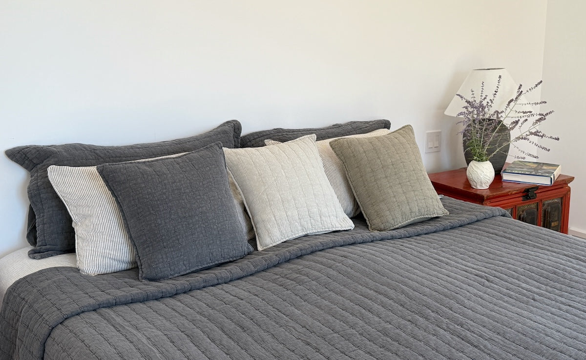 Stonewashed Cotton Cushion Covers