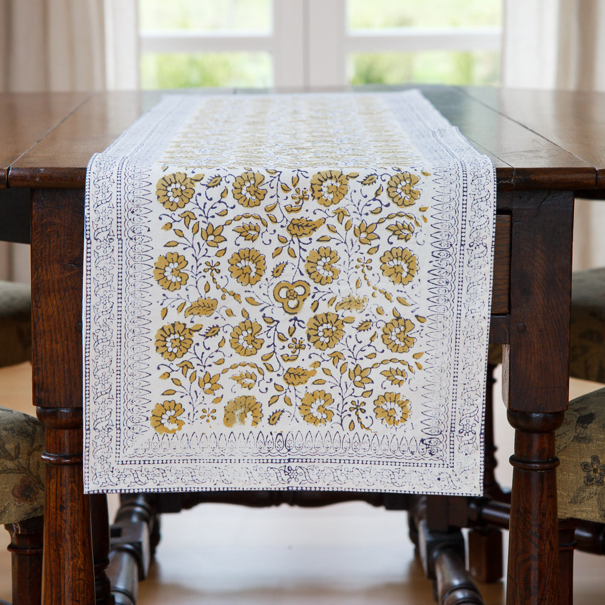 Block Print Table Runner
