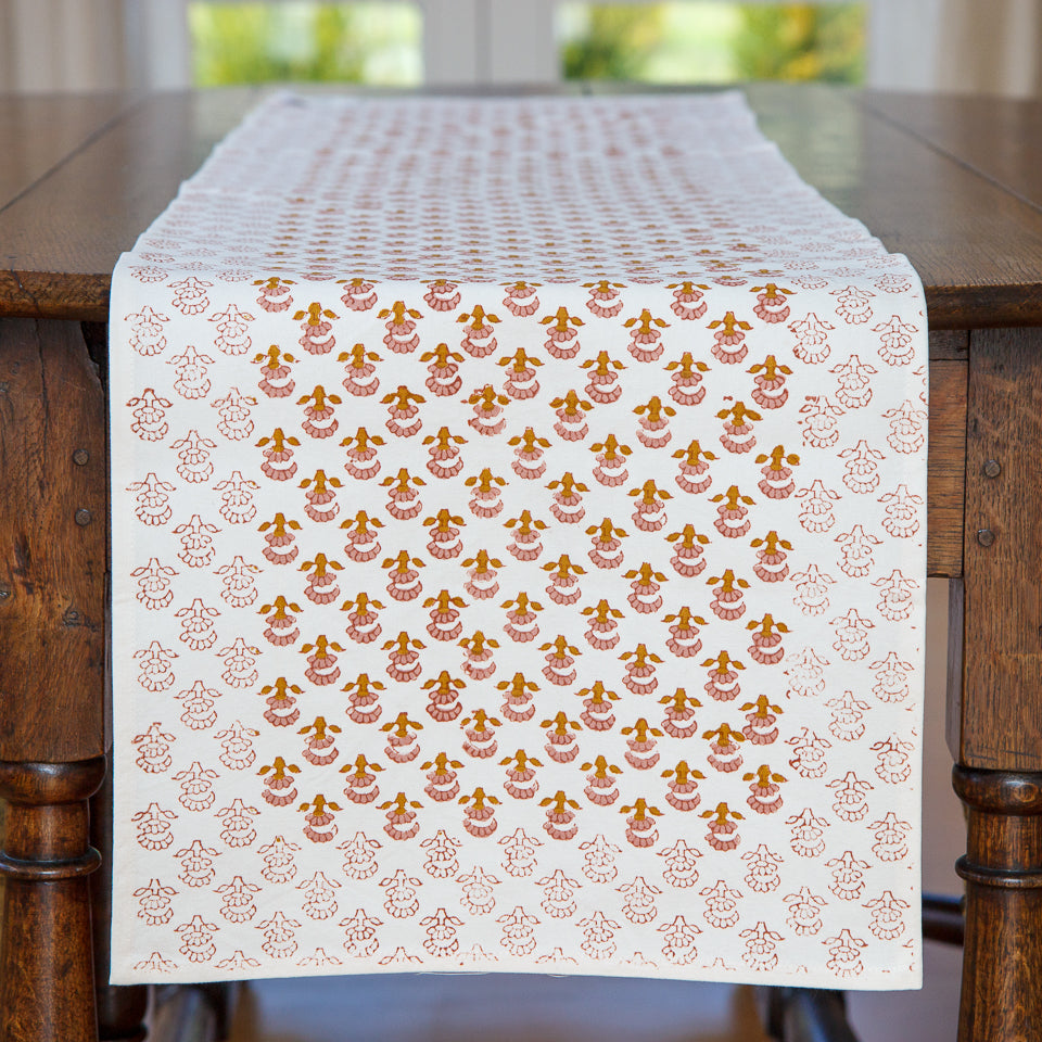 Block Print Table Runner