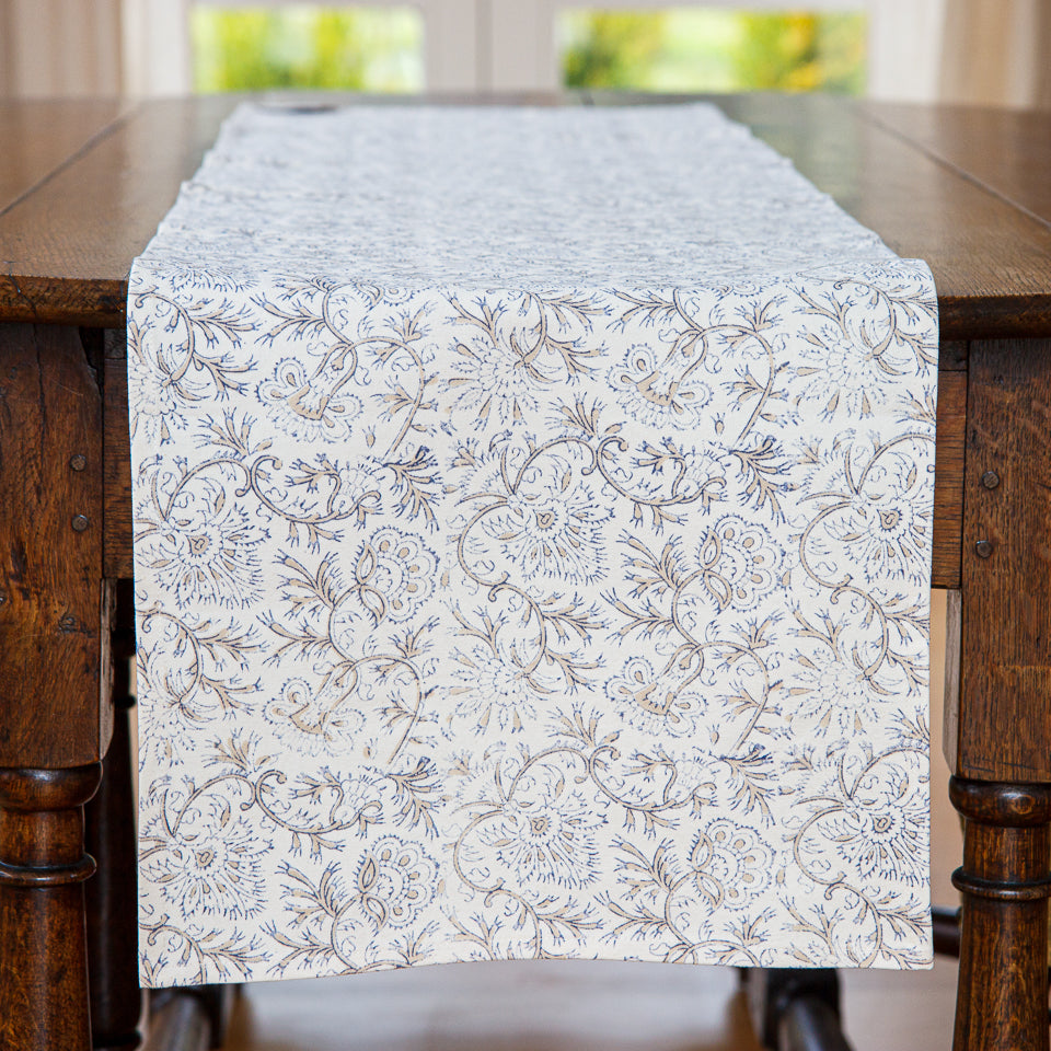 Block Print Table Runner
