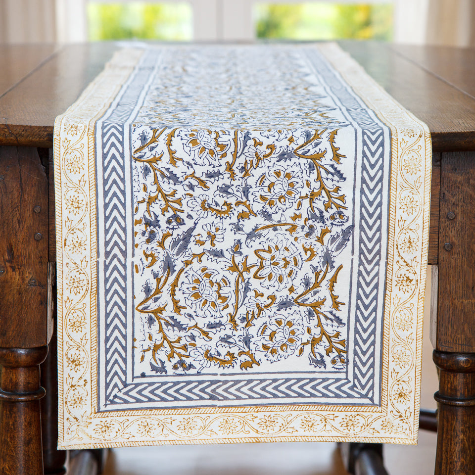 Block Print Table Runner