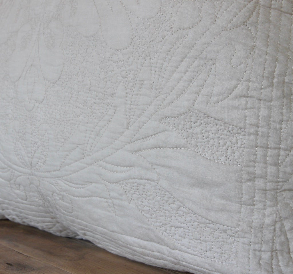 Cotton Quilted Euro Sham