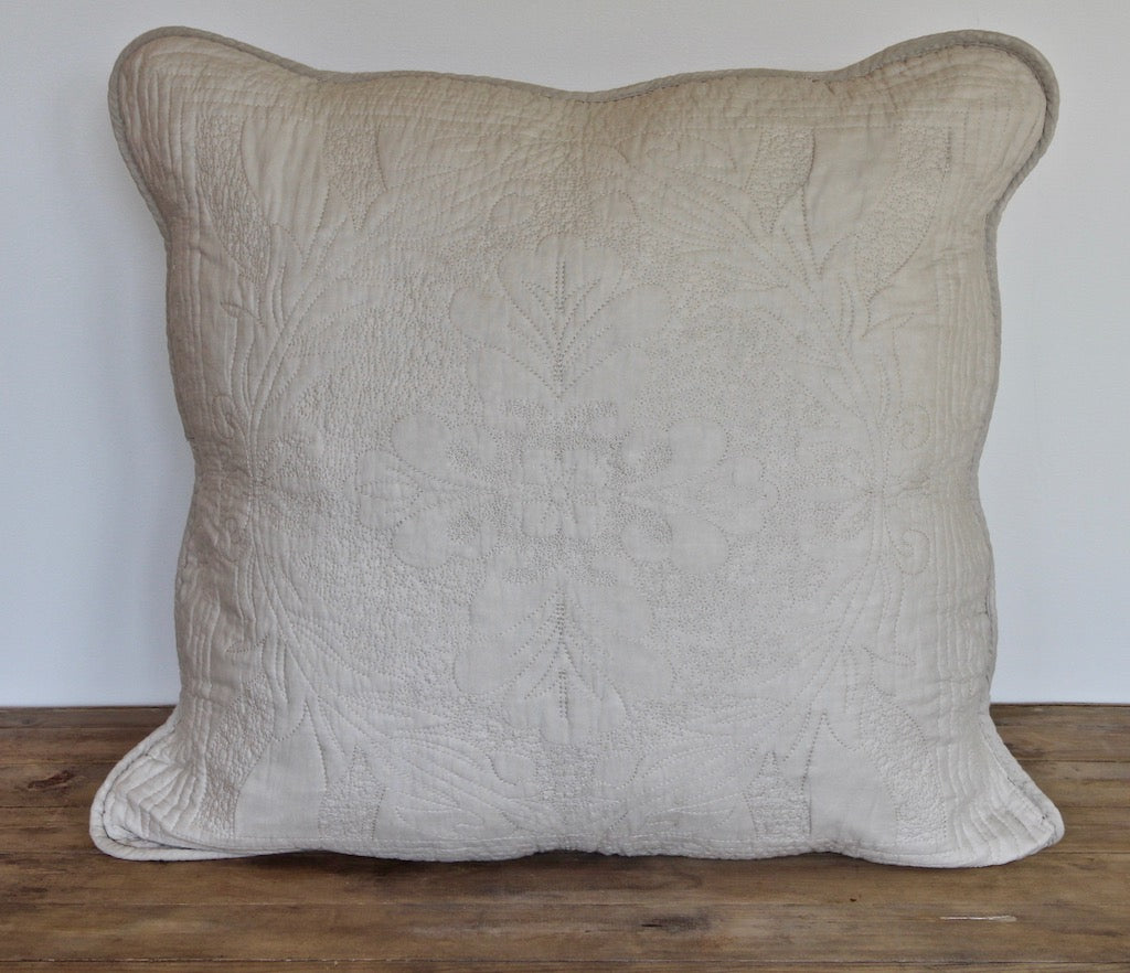 Cotton Quilted Euro Sham