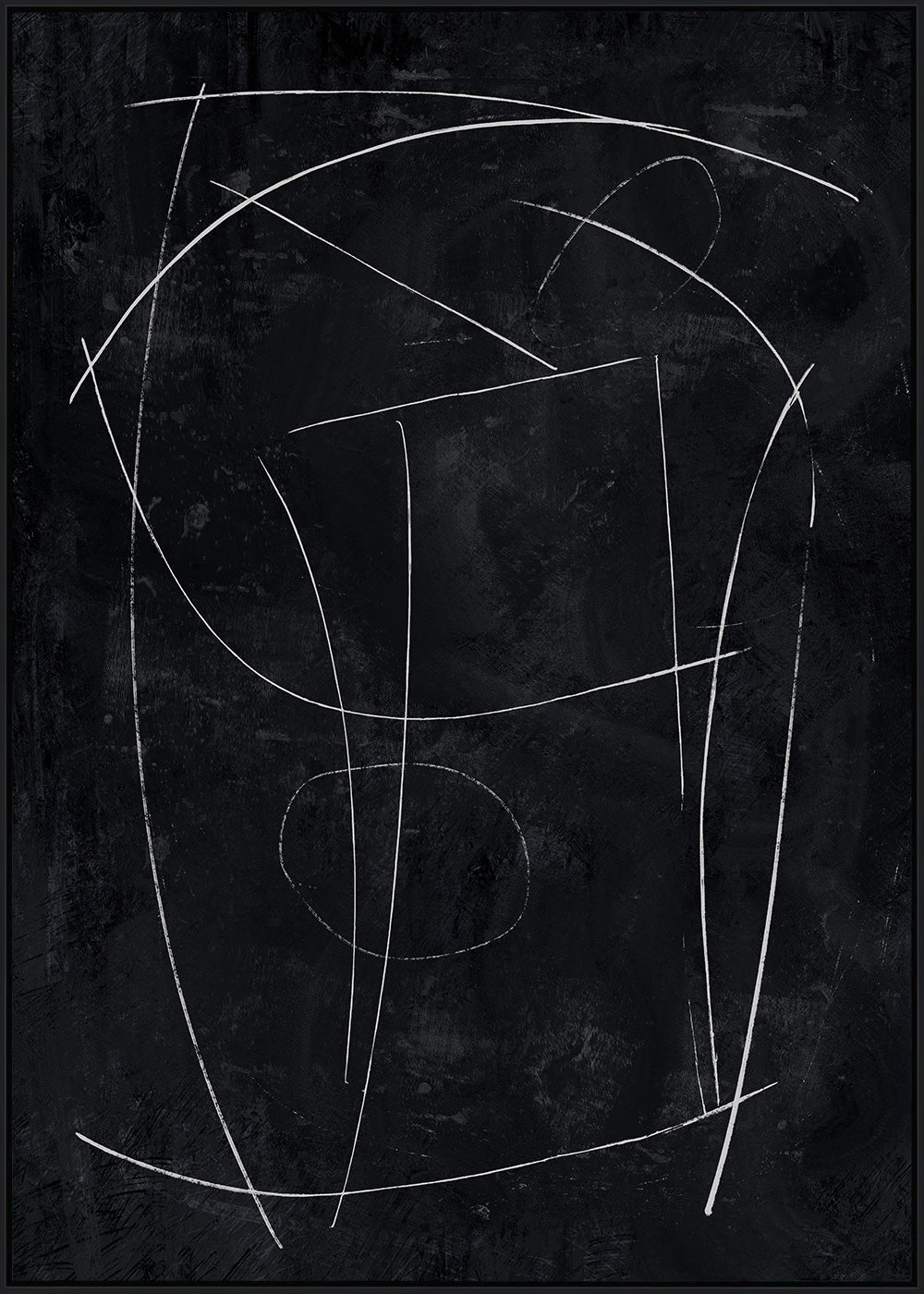 Etched Form in Black