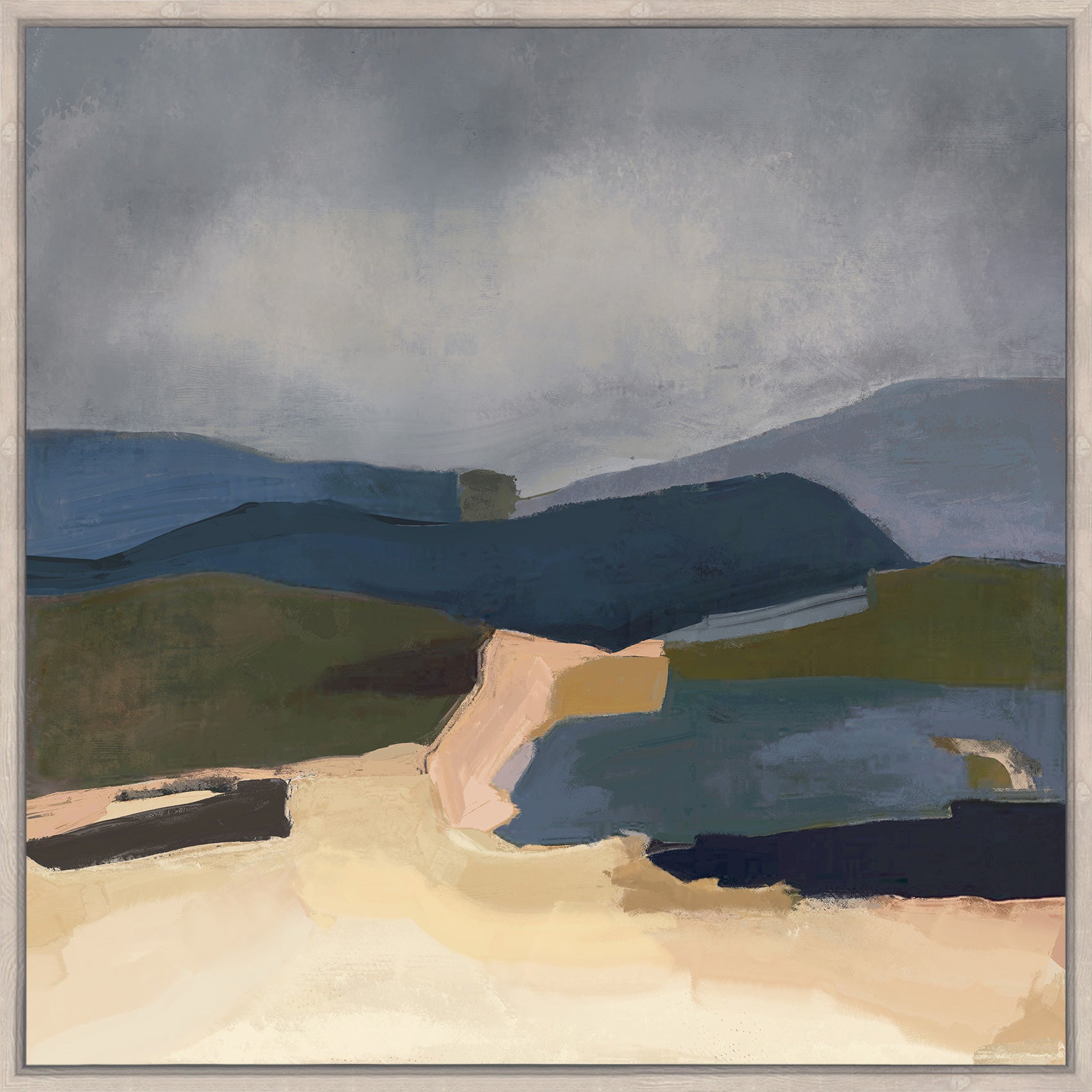 Landscape of Blue and Sand