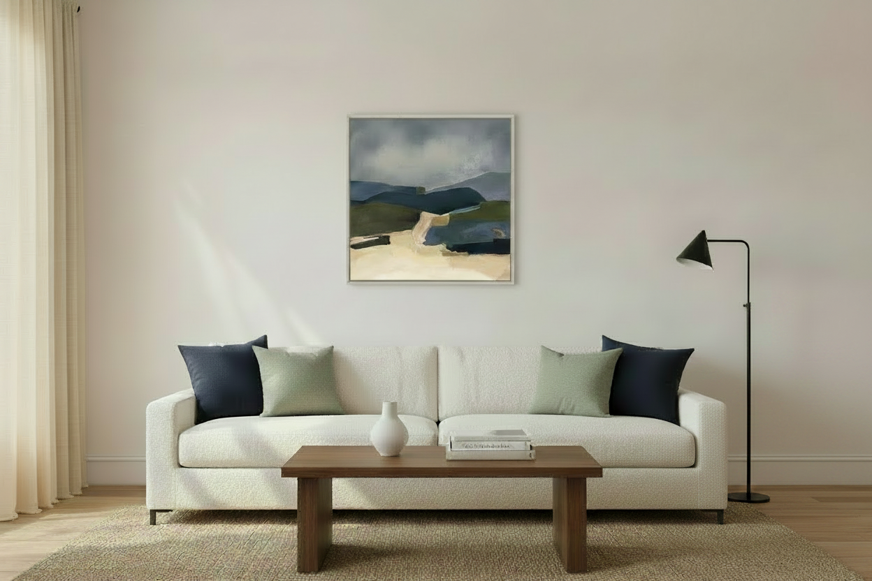 Landscape of Blue and Sand