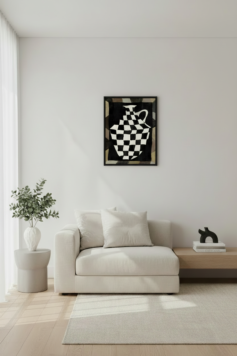 Checkerboard Vase