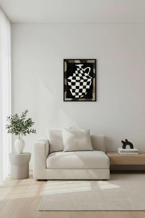 Checkerboard Vase