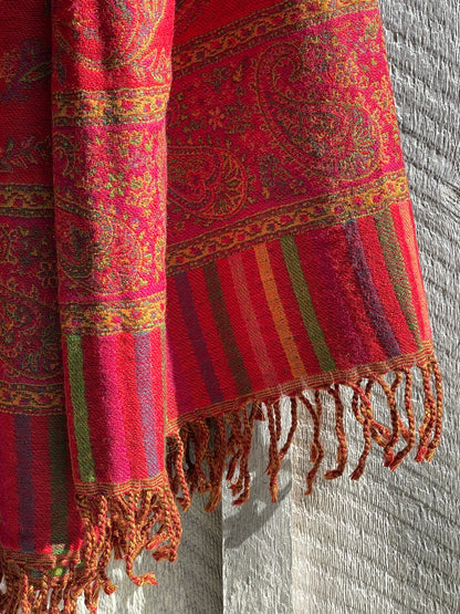 Patterned Wool Throw