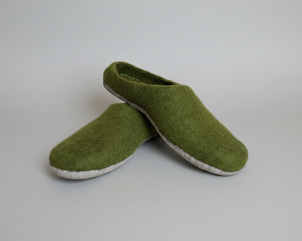 Felted Wool Slippers
