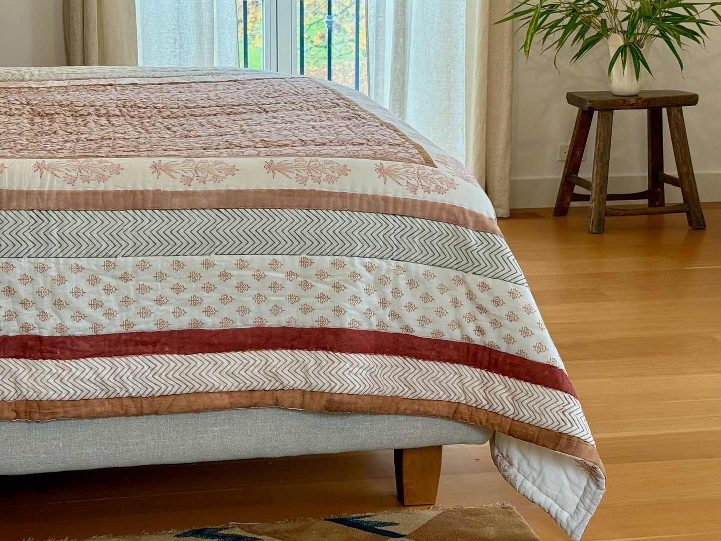 Block print Cotton Quilt