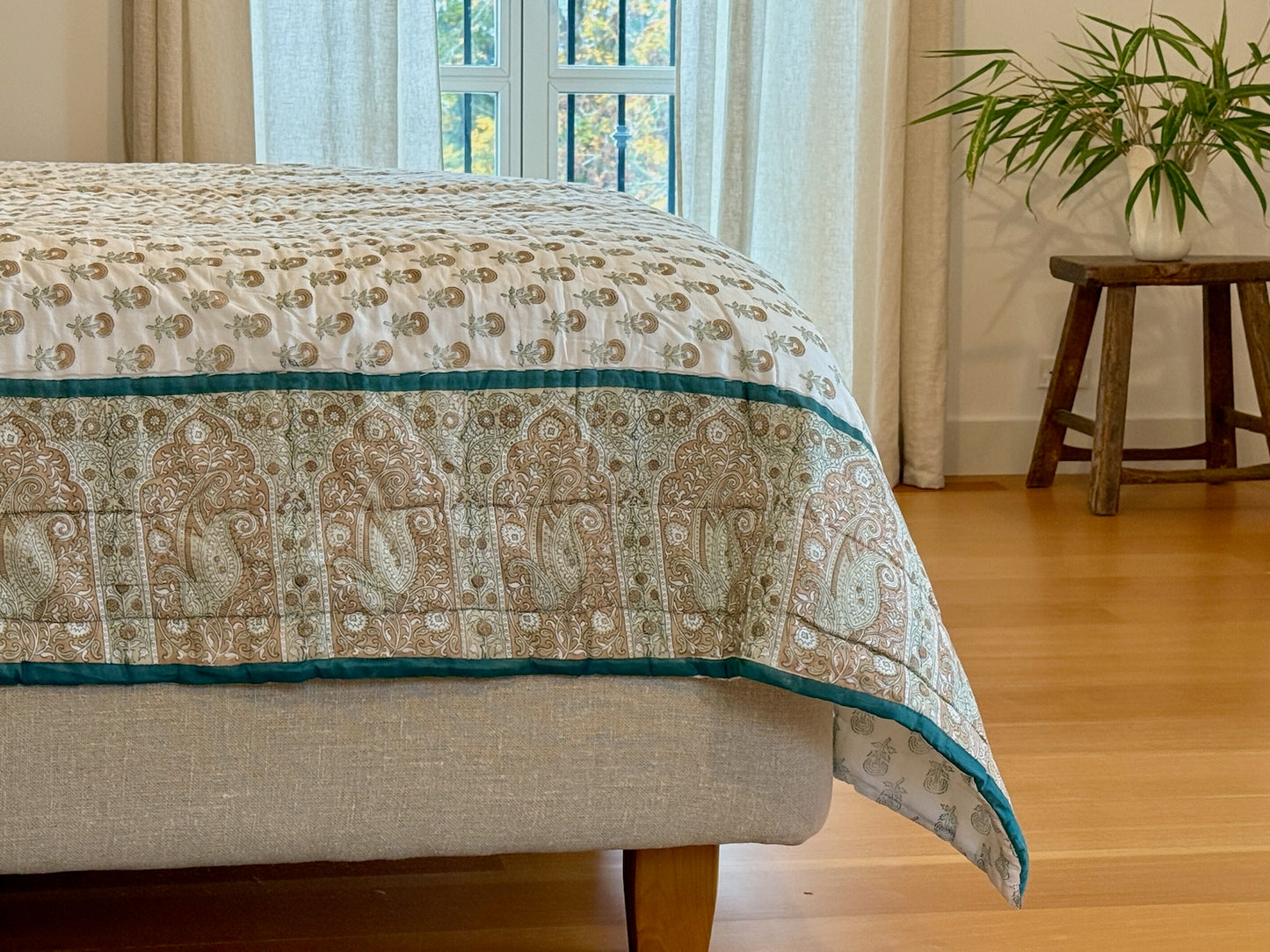 Block print Cotton Quilt