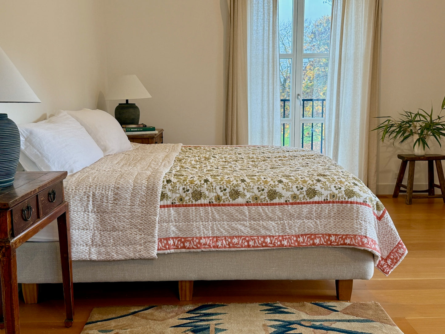 Block print Cotton Quilt