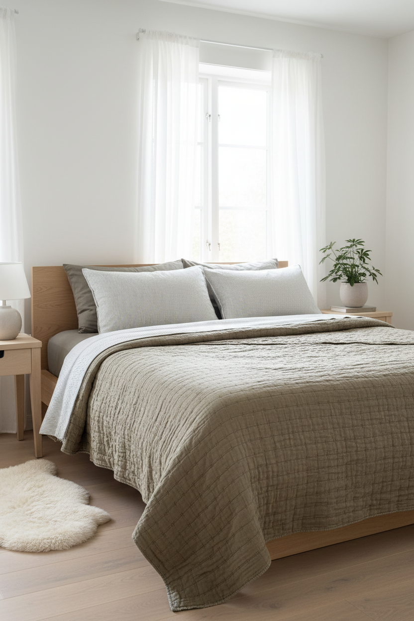 Stonewashed Cotton Quilts