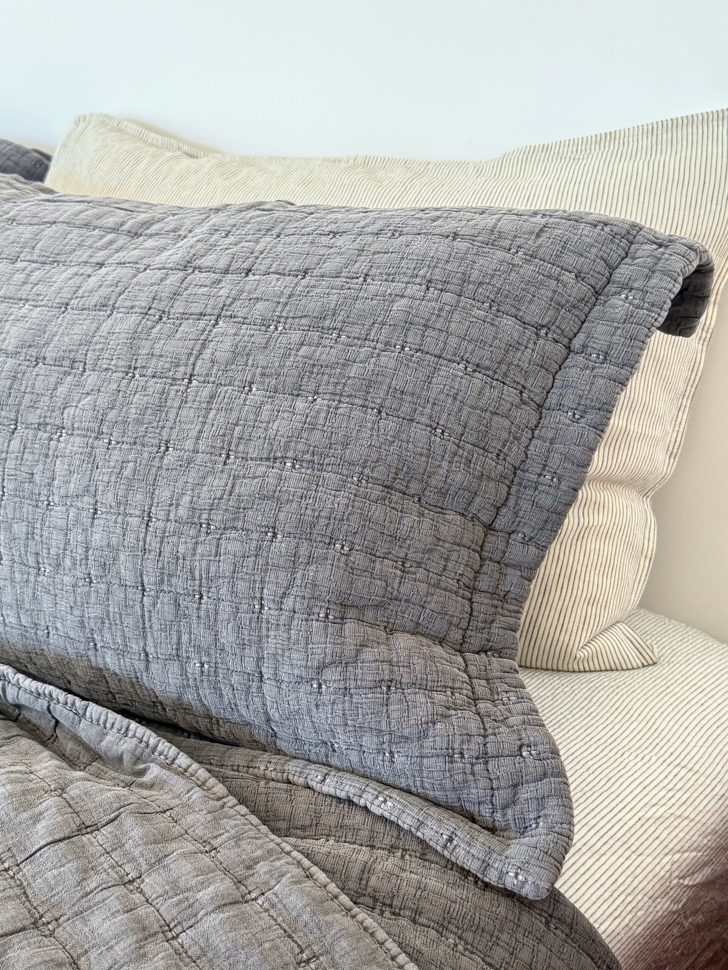 Stonewashed Cotton Shams