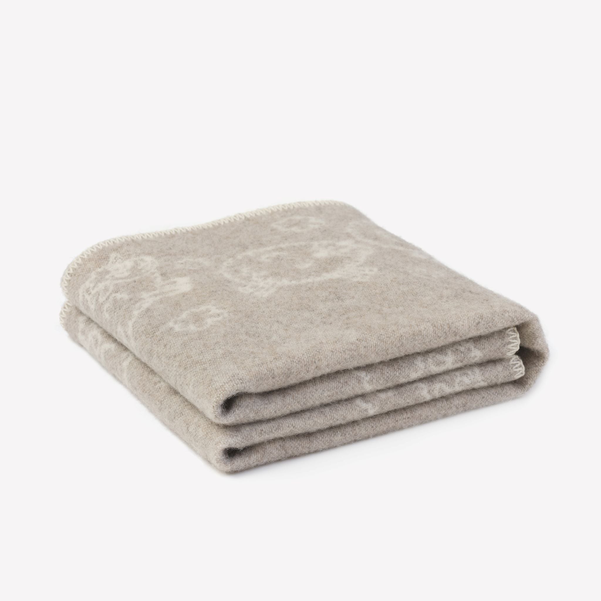 Plaid Meadow Wool Blanket