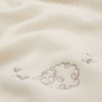 Embroidered Wool Baby Blanket