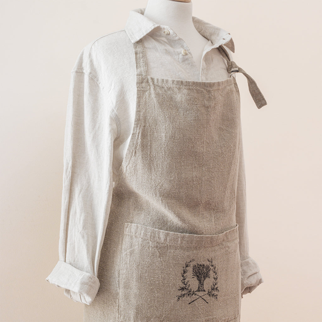 Heavy Natural Linen Aprons