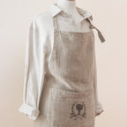 Heavy Natural Linen Aprons