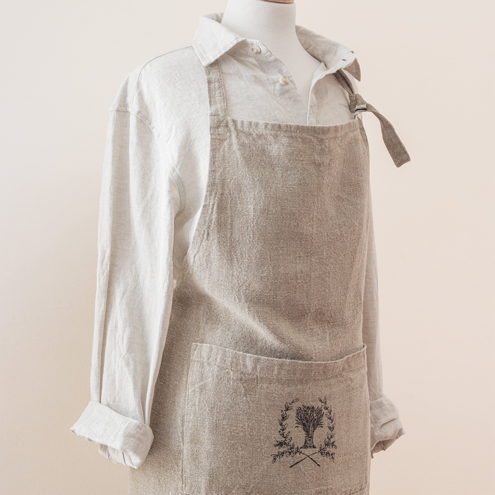 Heavy Natural Linen Aprons