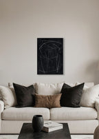Etched Form in Black