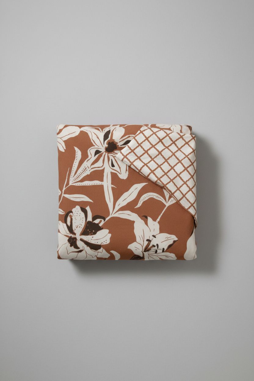 Indian Cotton Floral Duvet Cover