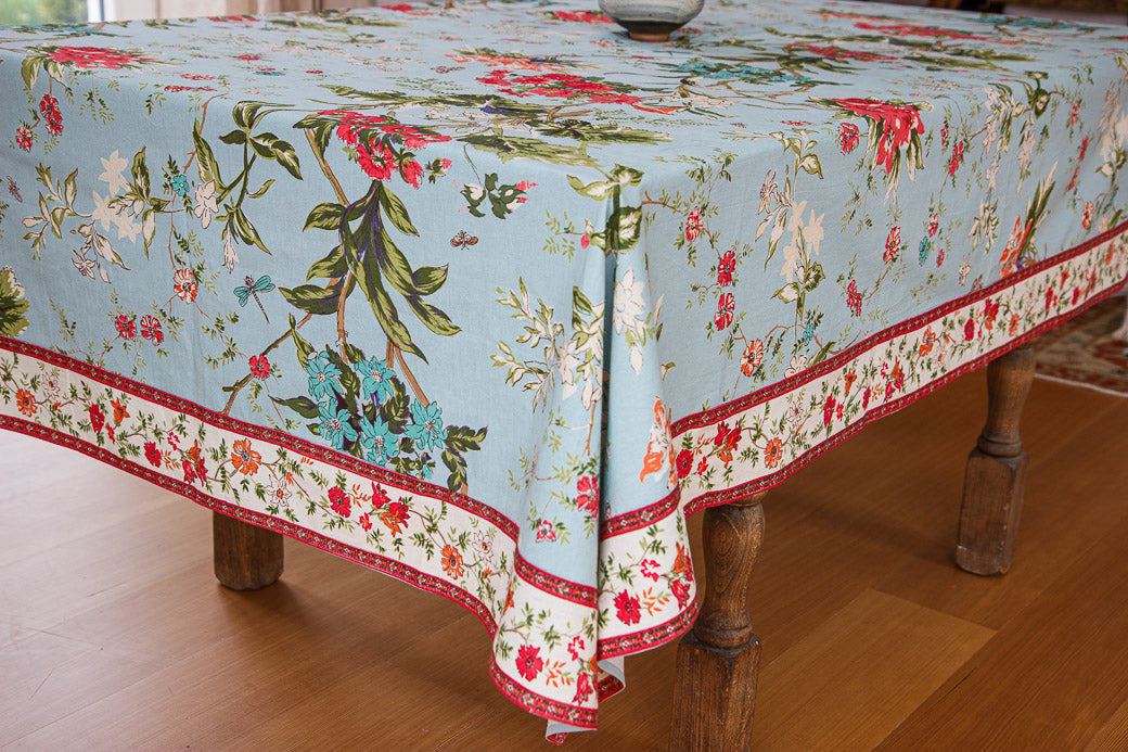 Cotton Floral Tablecloth