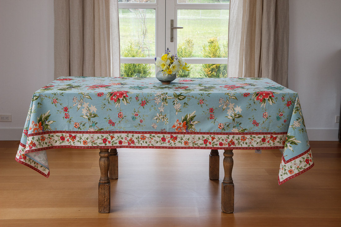 Cotton Floral Tablecloth