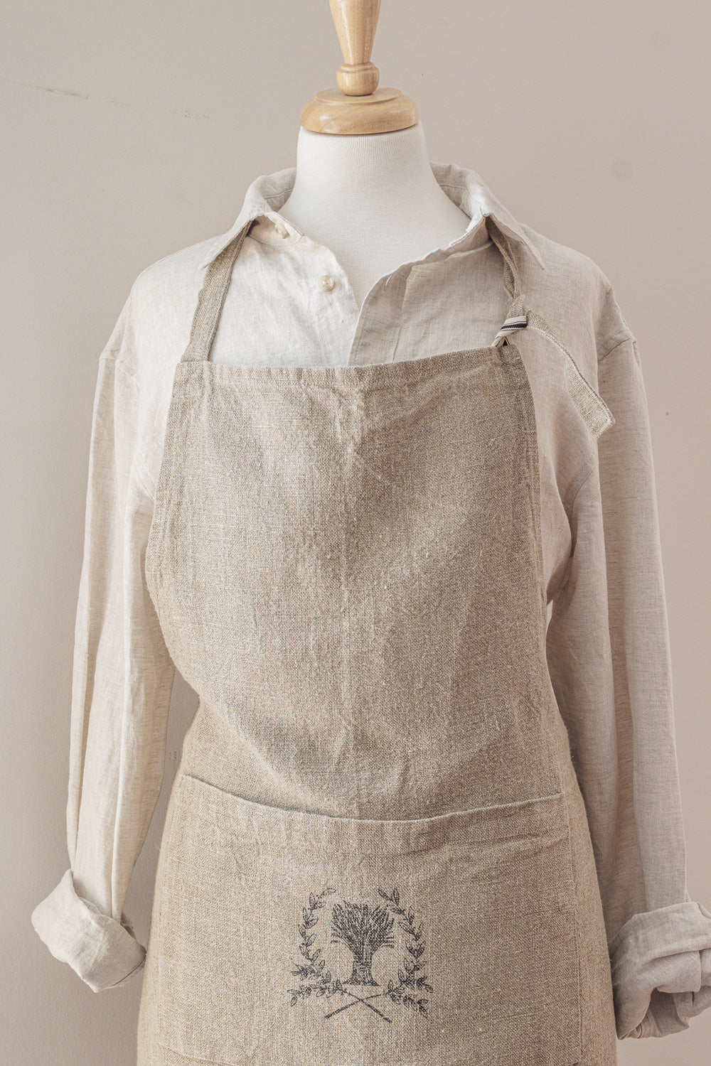Heavy Natural Linen Aprons