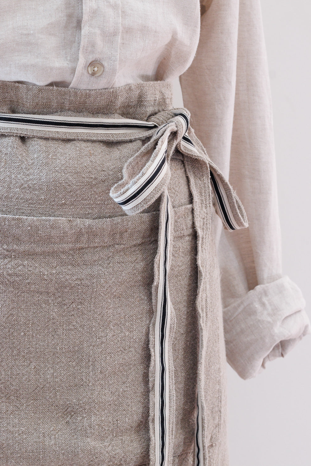 Heavy Natural Linen Aprons