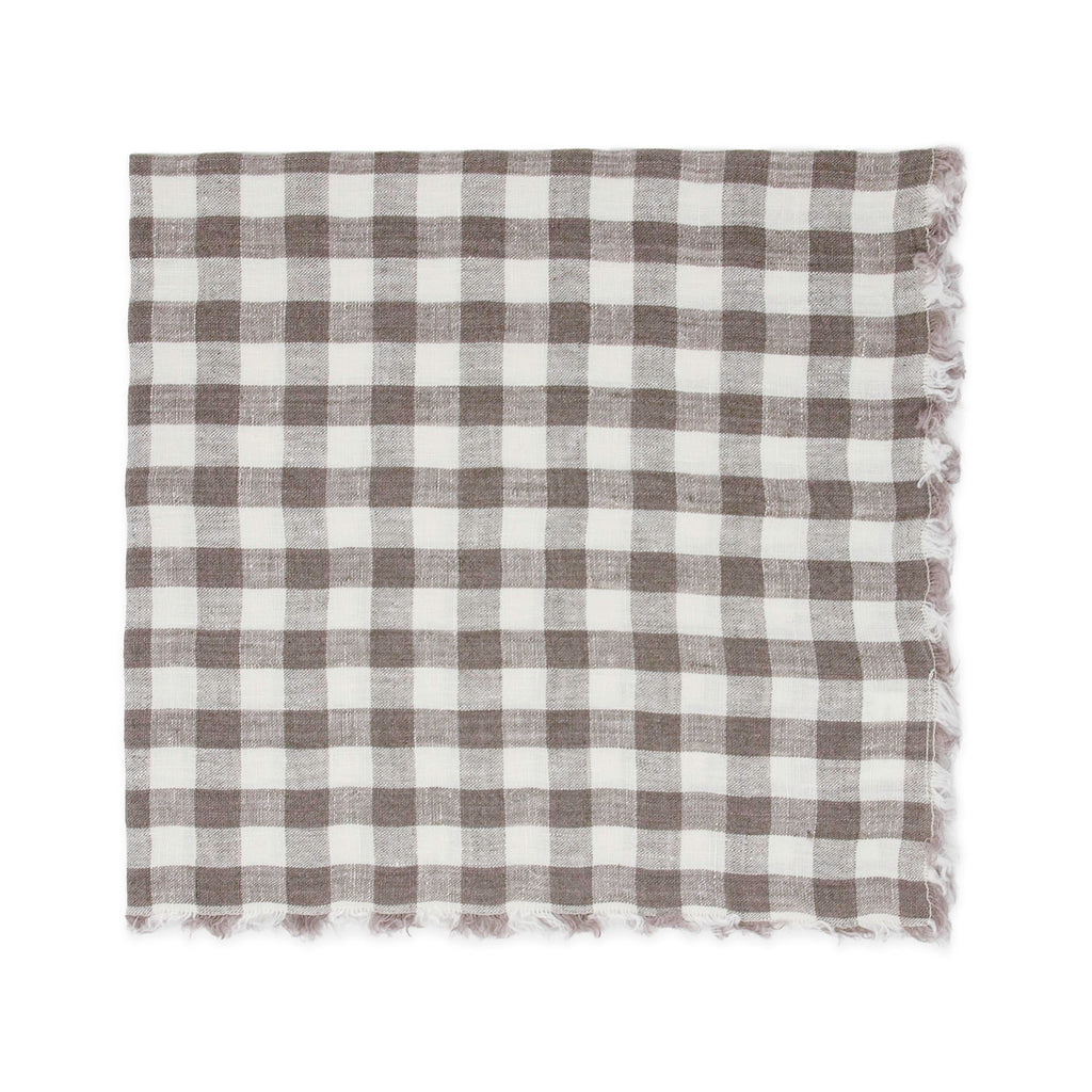 Linen Gingham Check Table Napkins