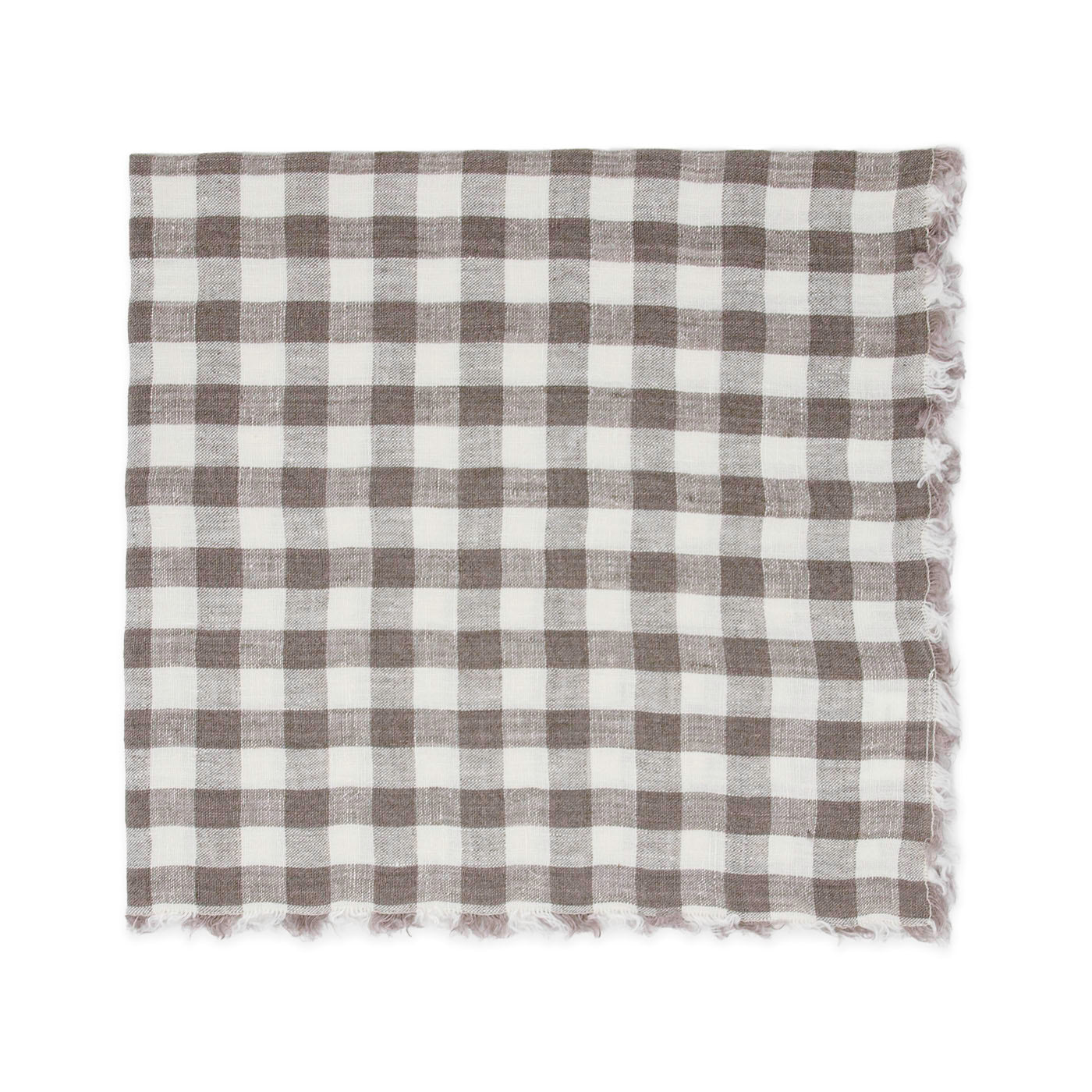 Linen Gingham Check Table Napkins