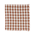 Linen Gingham Check Table Napkins