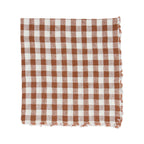 Linen Gingham Check Table Napkins