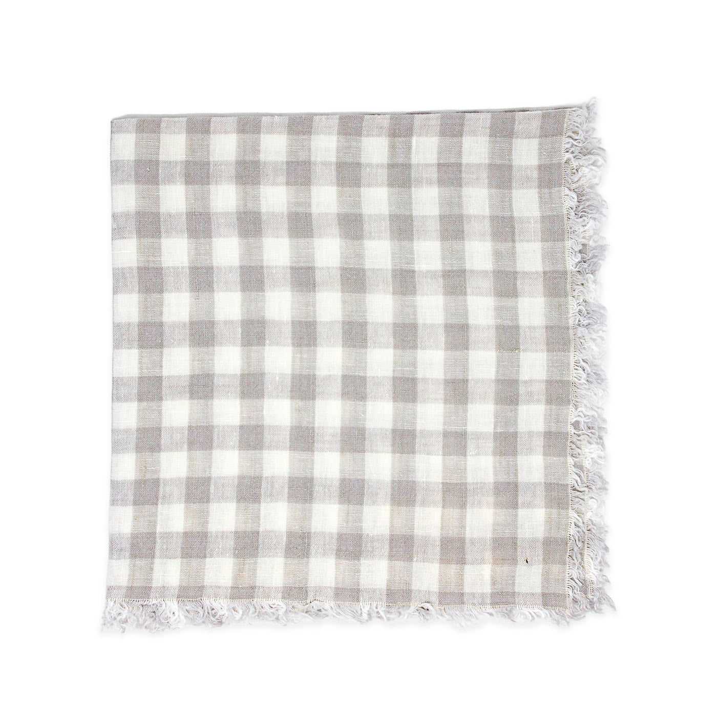 Linen Gingham Check Table Napkins