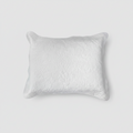 White Cotton Quilted Shams