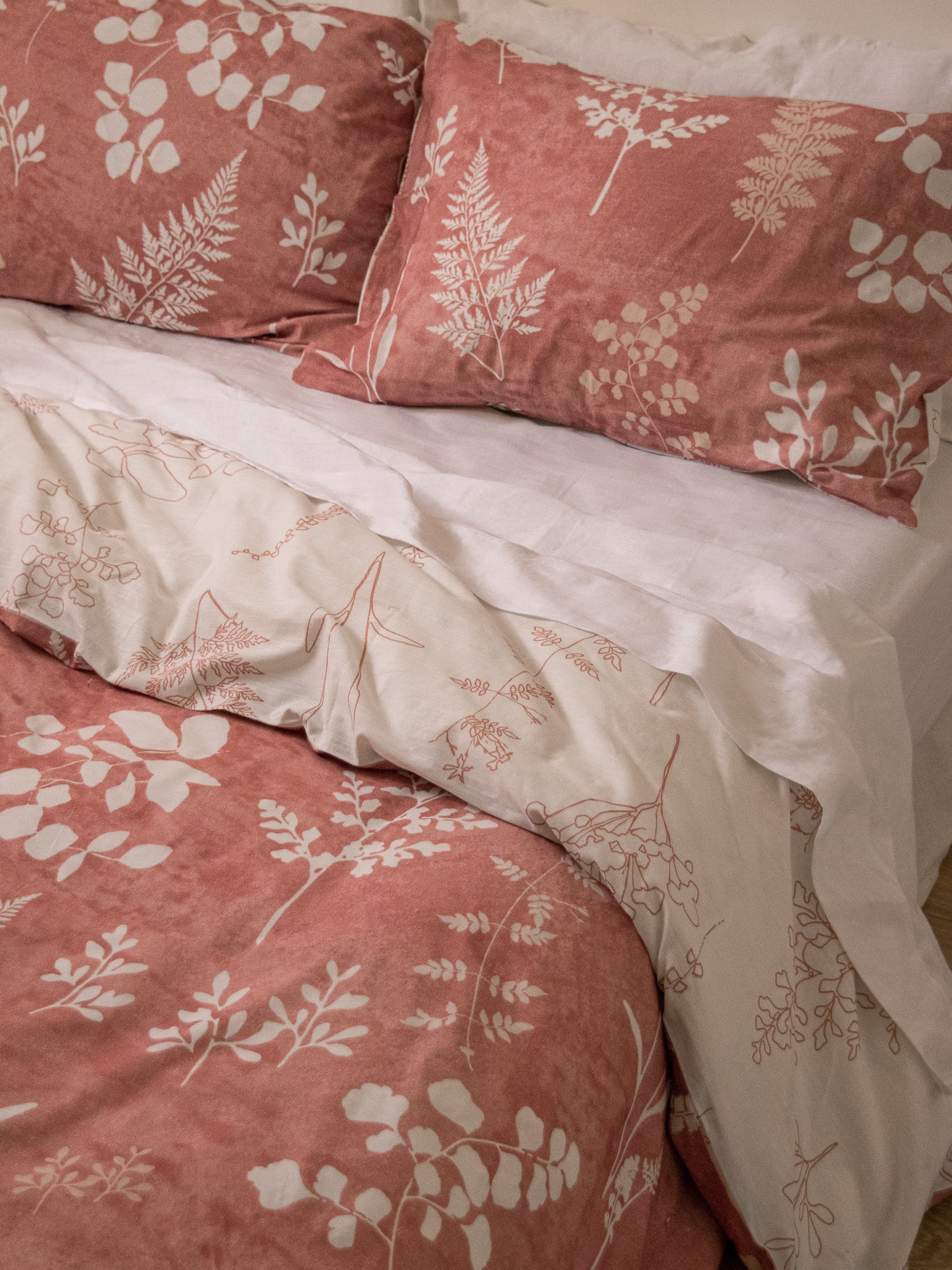 Indian Cotton Floral Duvet Cover