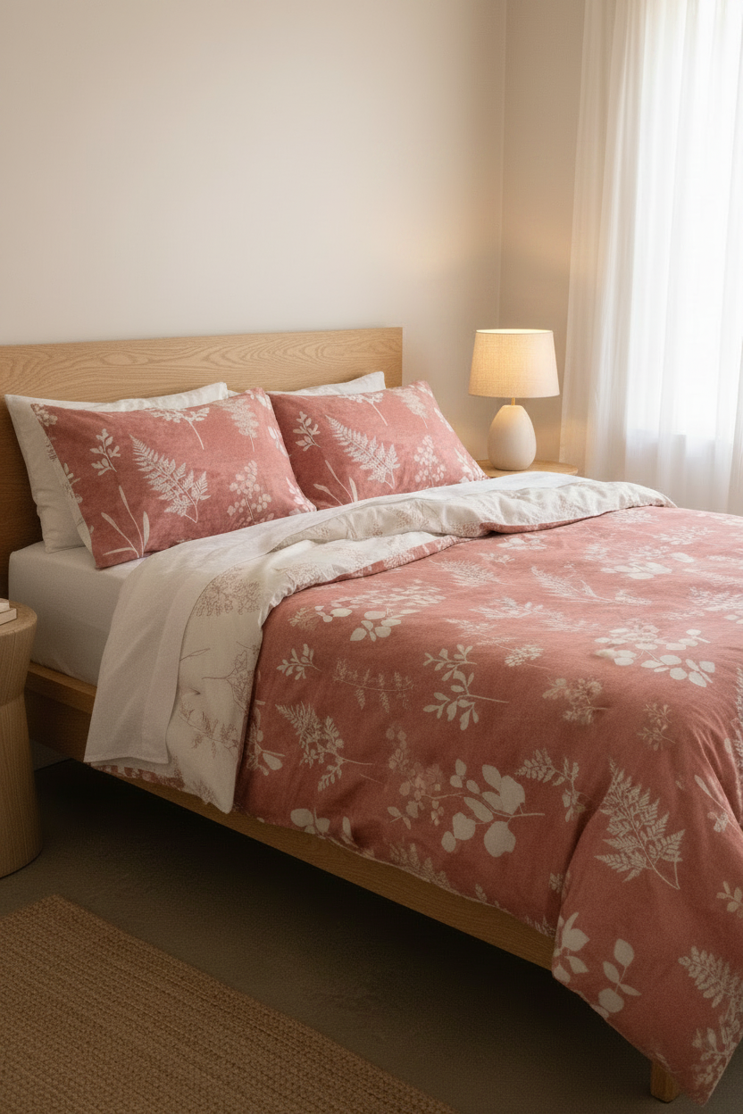 Indian Cotton Floral Duvet Cover