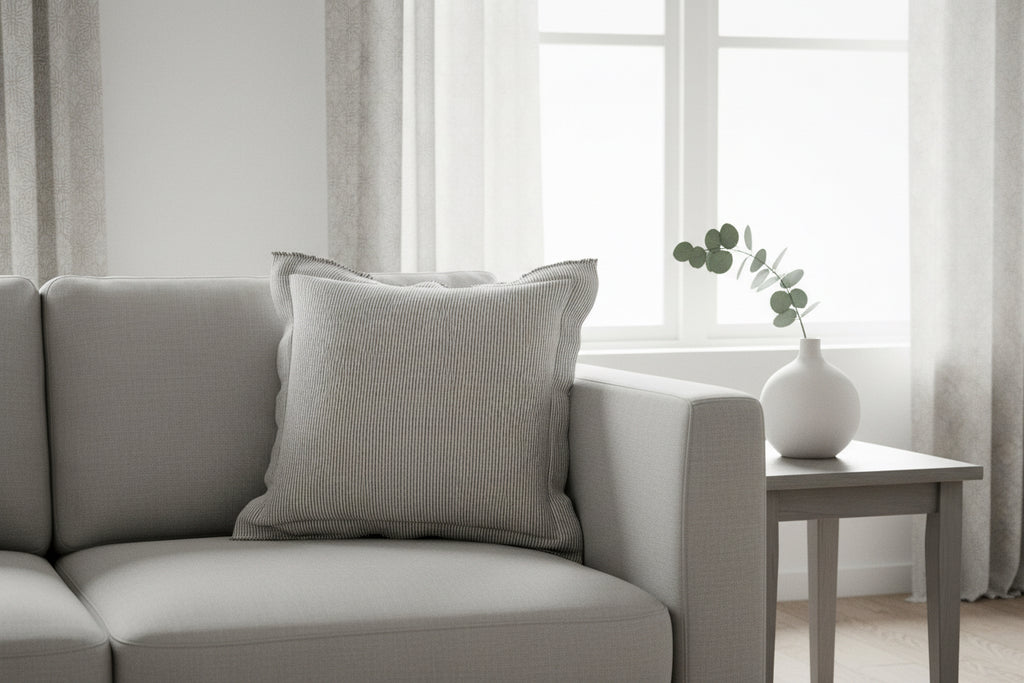 Patterned Linen Cushion Covers