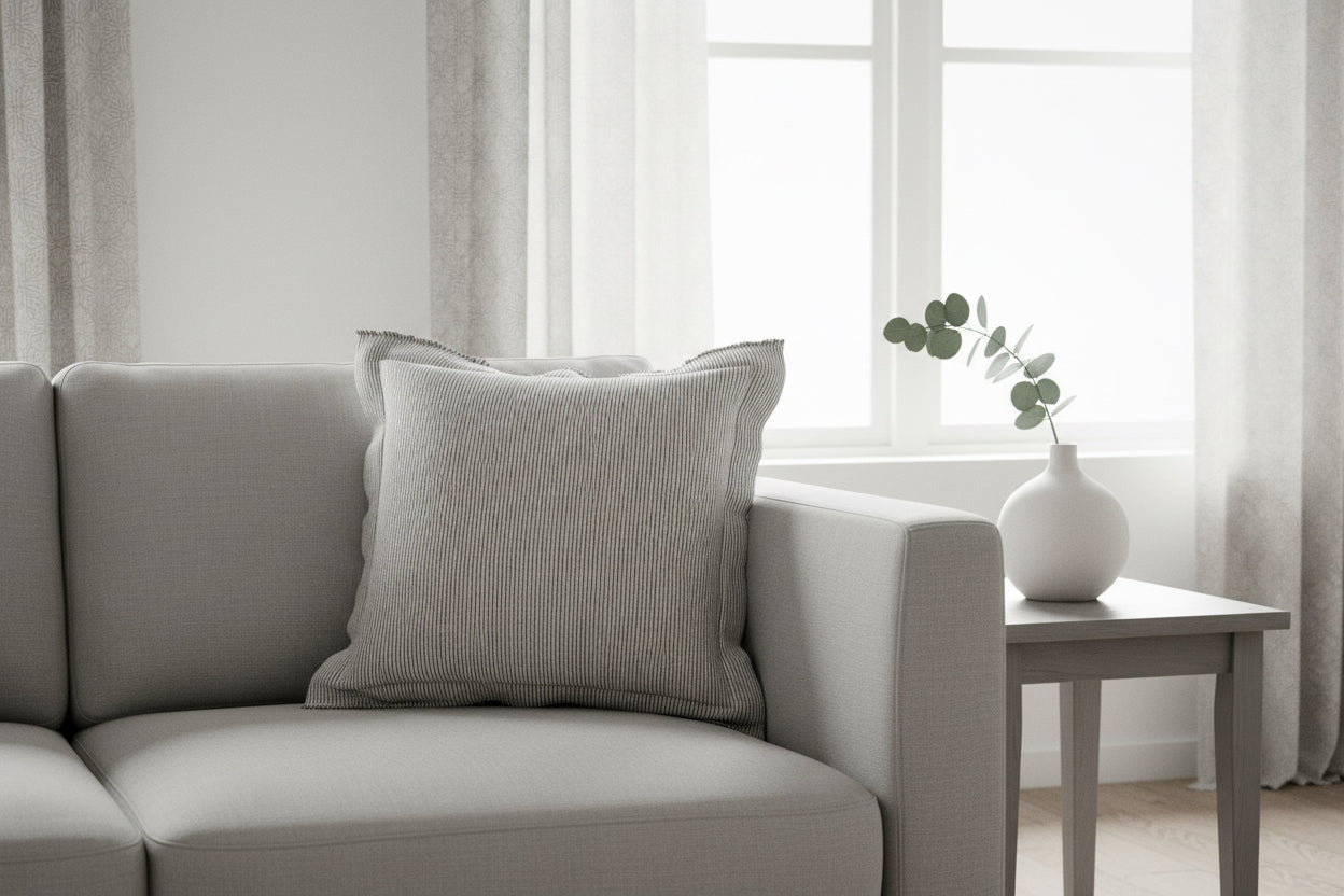 Patterned Linen Cushion Covers