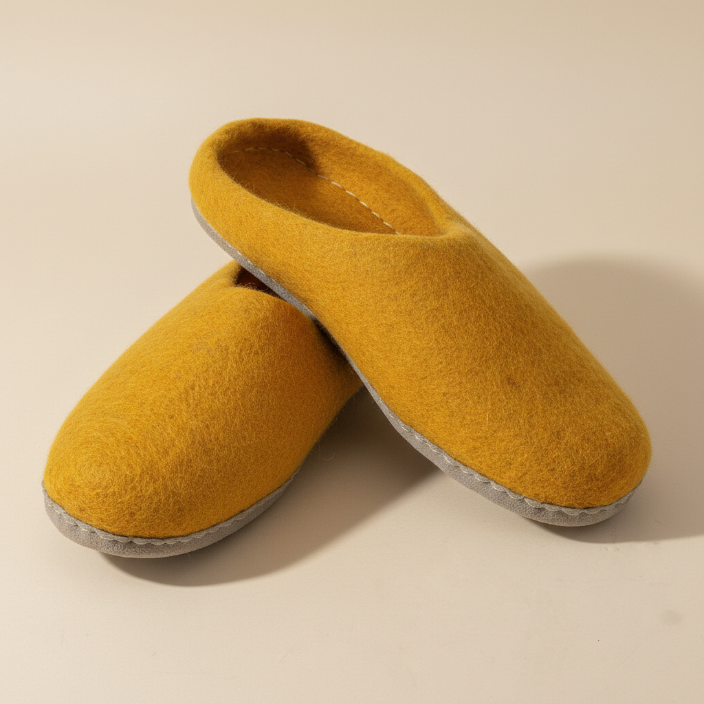Felted Wool Slippers