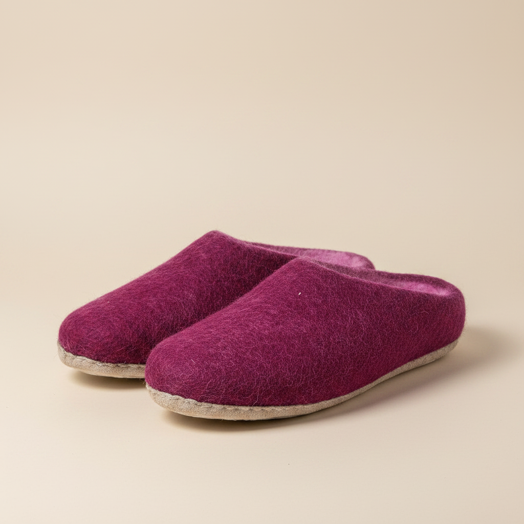 Felted Wool Slippers