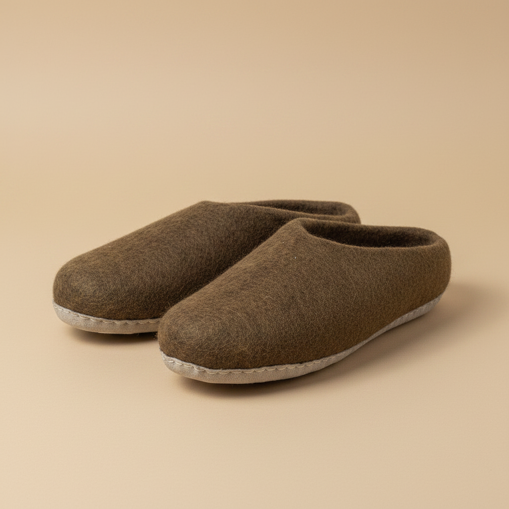 Felted Wool Slippers