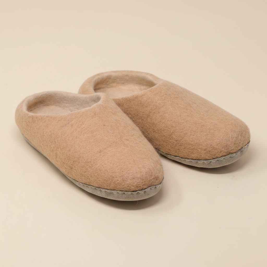 Felted Wool Slippers