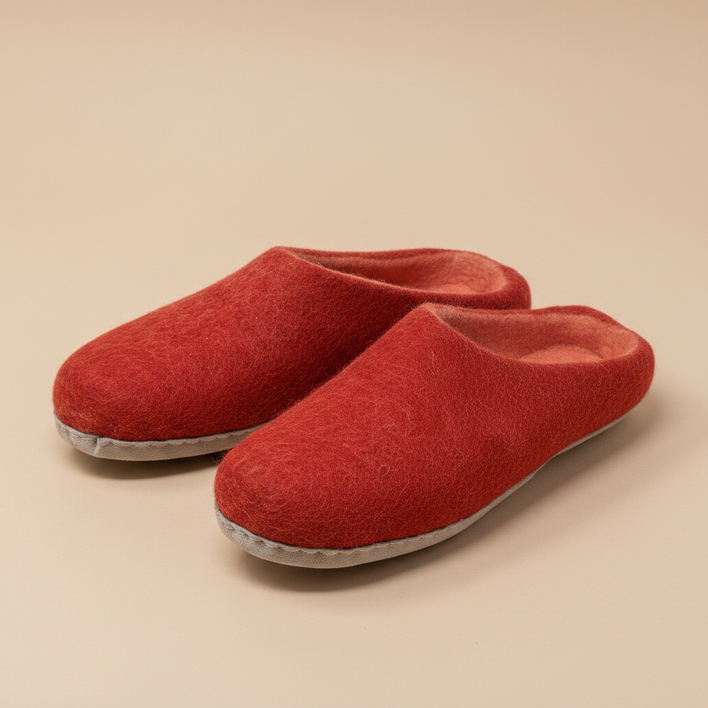 Felted Wool Slippers